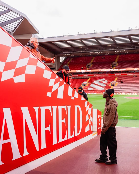 Photography of French rapper Djaksparo at Anfield.